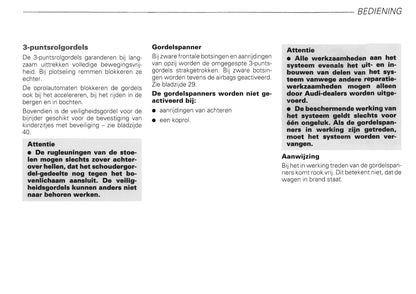 1999-2006 Audi TT Roadster Owner's Manual | Dutch