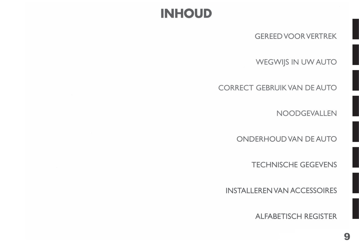 1998-1999 Fiat Bravo Gebruikershandleiding | Nederlands