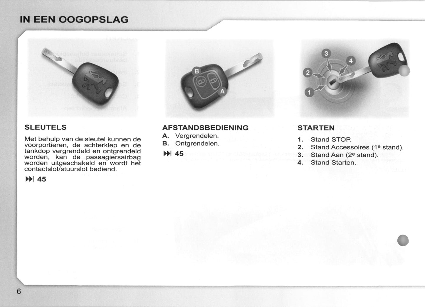 2007-2008 Peugeot 107 Gebruikershandleiding | Nederlands