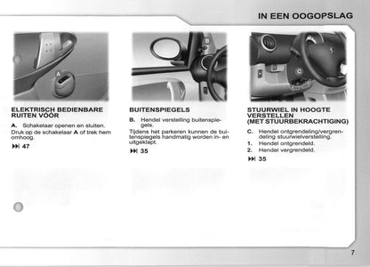 2007-2008 Peugeot 107 Gebruikershandleiding | Nederlands