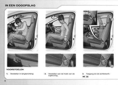 2007-2008 Peugeot 107 Gebruikershandleiding | Nederlands