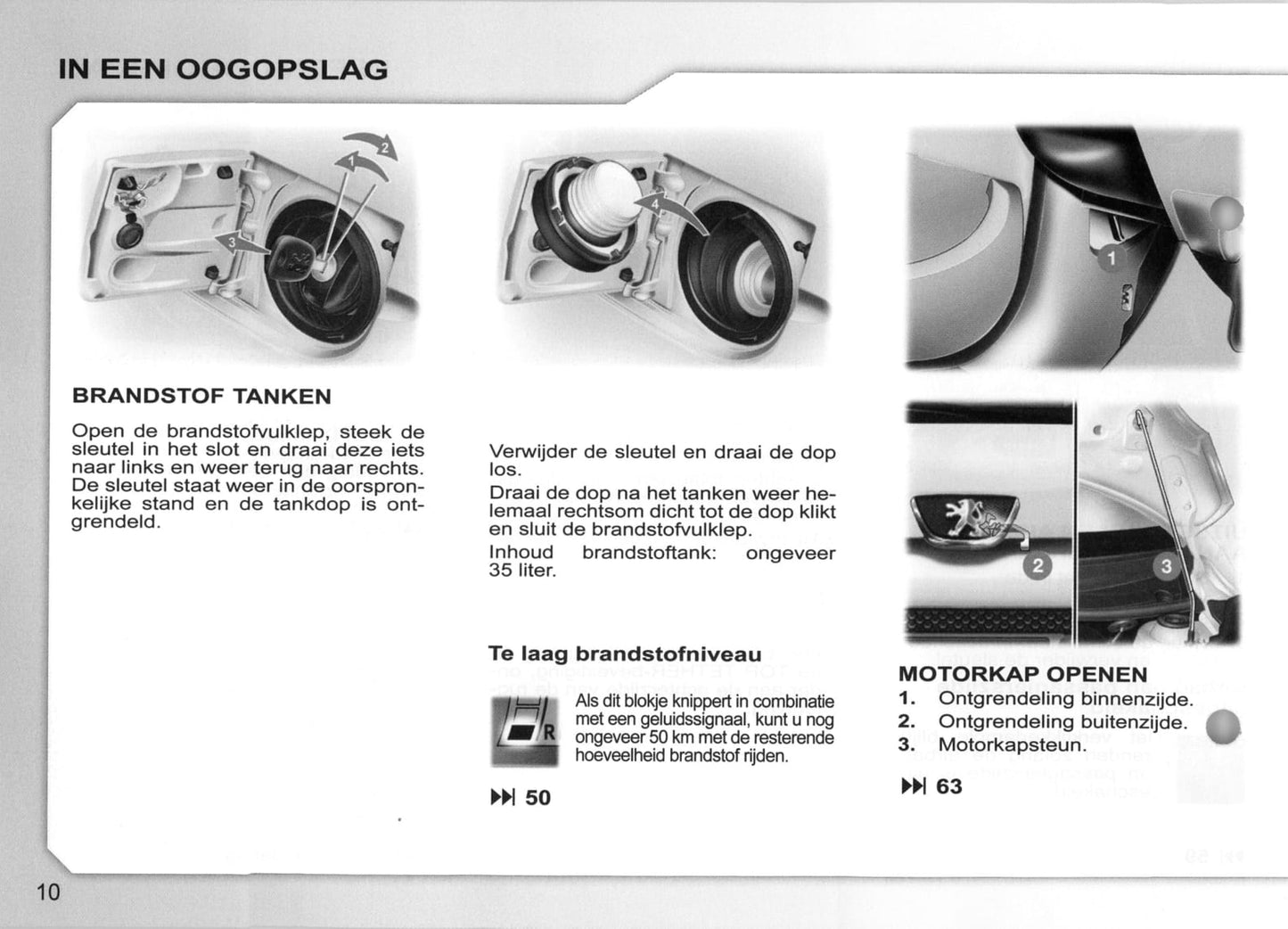 2007-2008 Peugeot 107 Gebruikershandleiding | Nederlands