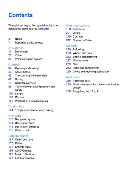 2010-2011 BMW 1 Series Owner's Manual | English