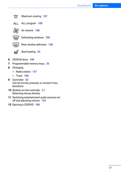 2010-2011 BMW 1 Series Owner's Manual | English