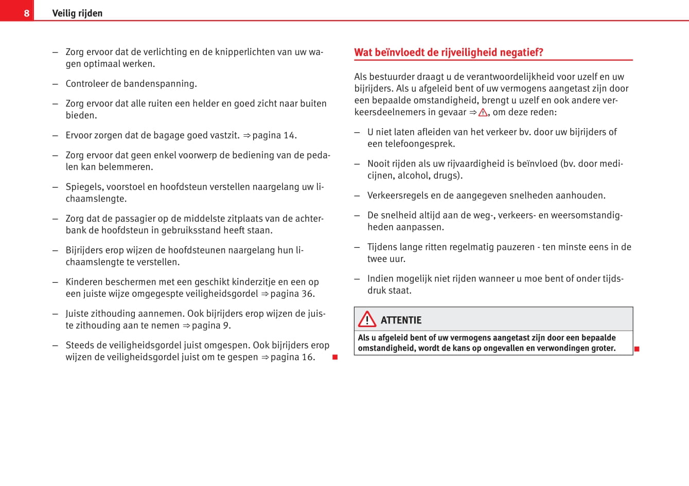 2012-2015 Seat Ibiza Bedienungsanleitung | Niederländisch