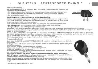 2000-2001 Citroën Berlingo Gebruikershandleiding | Nederlands