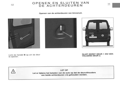 2000-2001 Citroën Berlingo Gebruikershandleiding | Nederlands