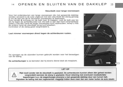 2000-2001 Citroën Berlingo Gebruikershandleiding | Nederlands