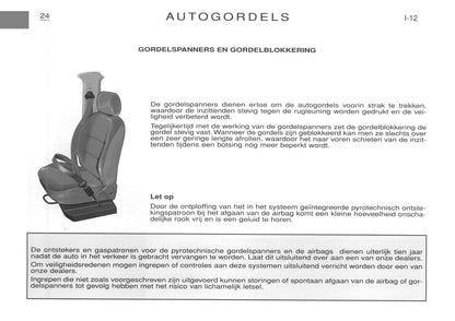 2000-2001 Citroën Berlingo Gebruikershandleiding | Nederlands