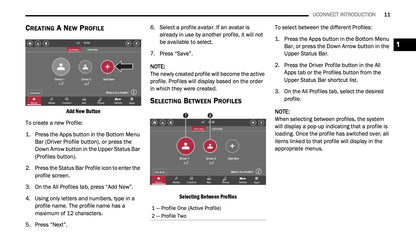 Uconnect Radio 10.1 Inch Display Infotainment manual