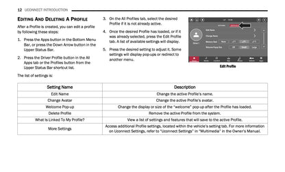 Uconnect Radio 10.1 Inch Display Infotainment manual