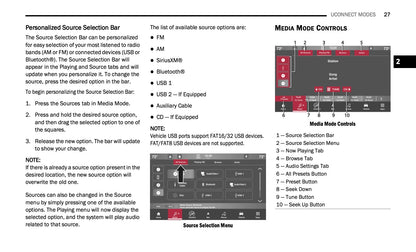 Uconnect Radio 10.1 Inch Display Infotainment manual