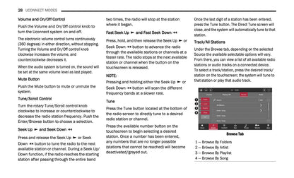 Uconnect Radio 10.1 Inch Display Infotainment manual