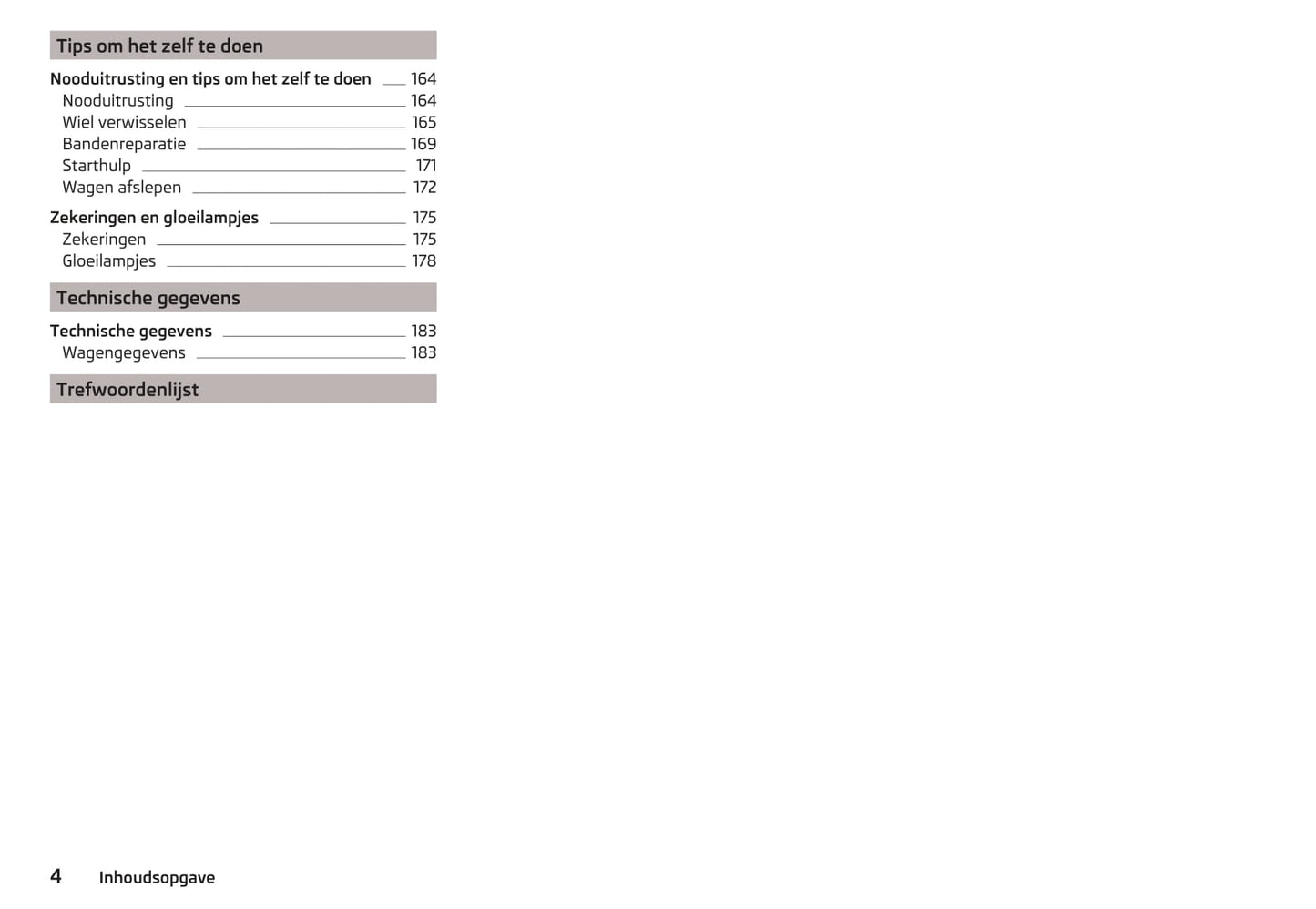 2014-2015 Skoda Fabia Owner's Manual | Dutch