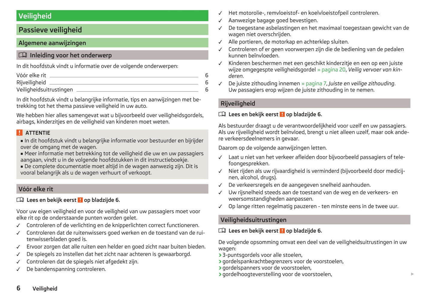 2014-2015 Skoda Fabia Owner's Manual | Dutch