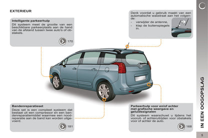 2012-2013 Peugeot 5008 Bedienungsanleitung | Niederländisch