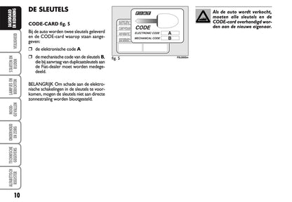 2007-2008 Fiat Croma Gebruikershandleiding | Nederlands