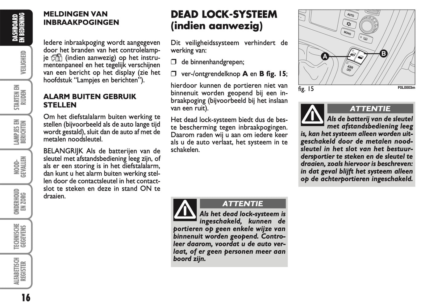 2007-2008 Fiat Croma Gebruikershandleiding | Nederlands