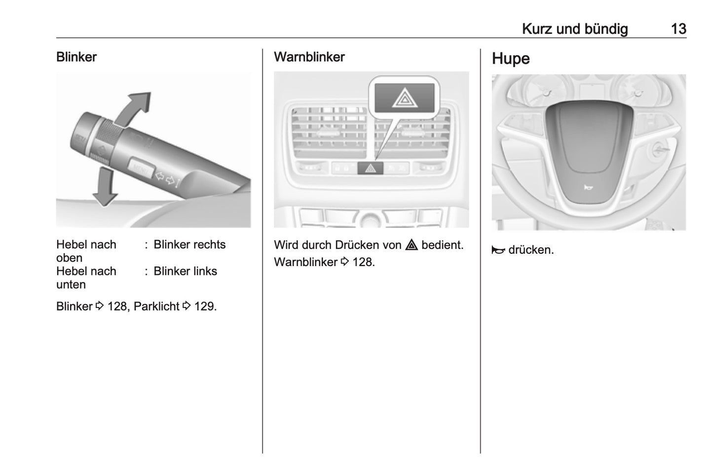 2016-2017 Opel Meriva Owner's Manual | German