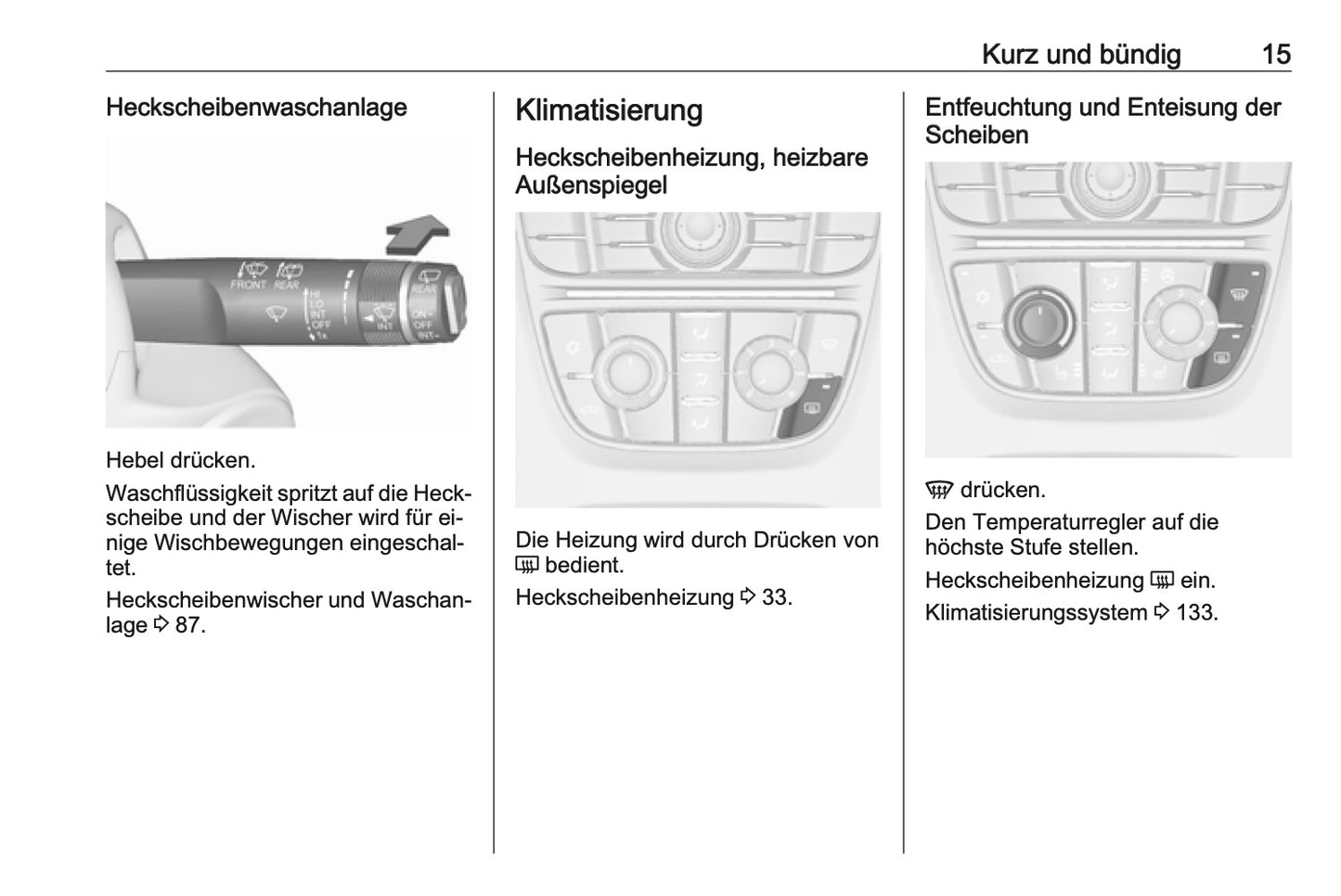 2016-2017 Opel Meriva Owner's Manual | German