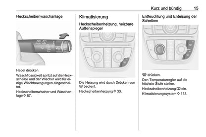 2016-2017 Opel Meriva Owner's Manual | German