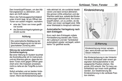 2016-2017 Opel Meriva Owner's Manual | German