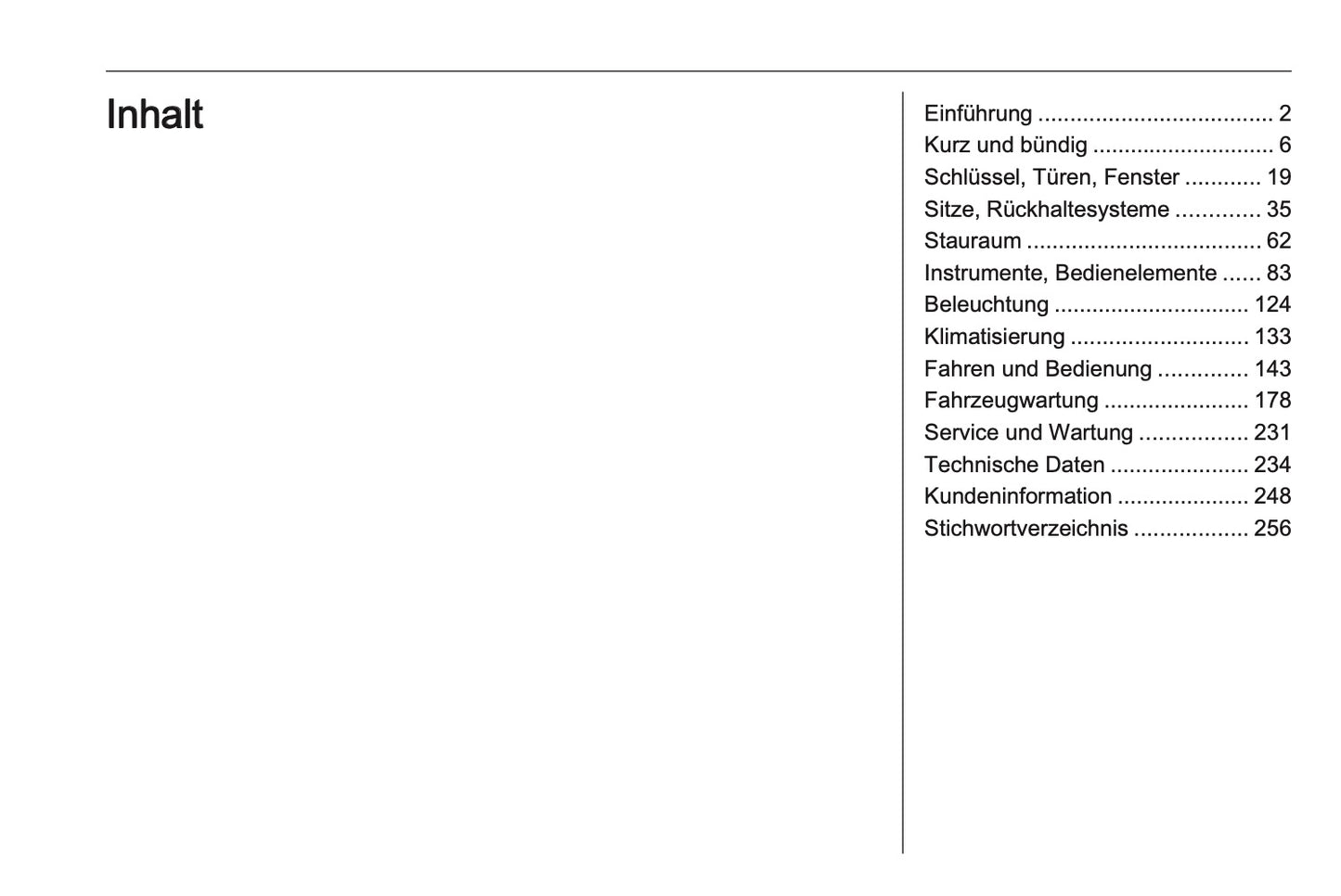 2016-2017 Opel Meriva Owner's Manual | German