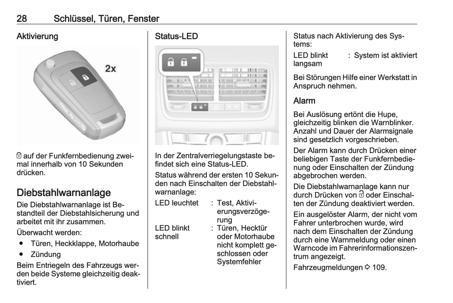 2016-2017 Opel Meriva Owner's Manual | German