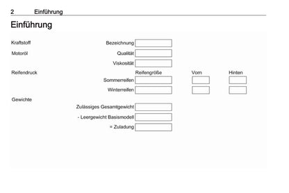 2016-2017 Opel Meriva Owner's Manual | German