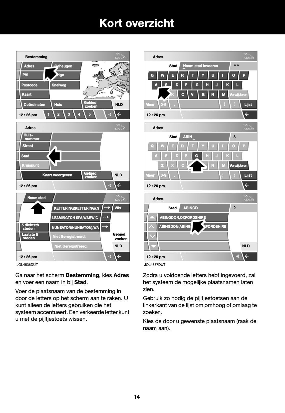 Jaguar XK Navigatiesysteem Handleiding 2006