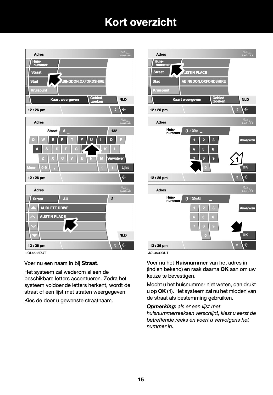 Jaguar XK Navigatiesysteem Handleiding 2006