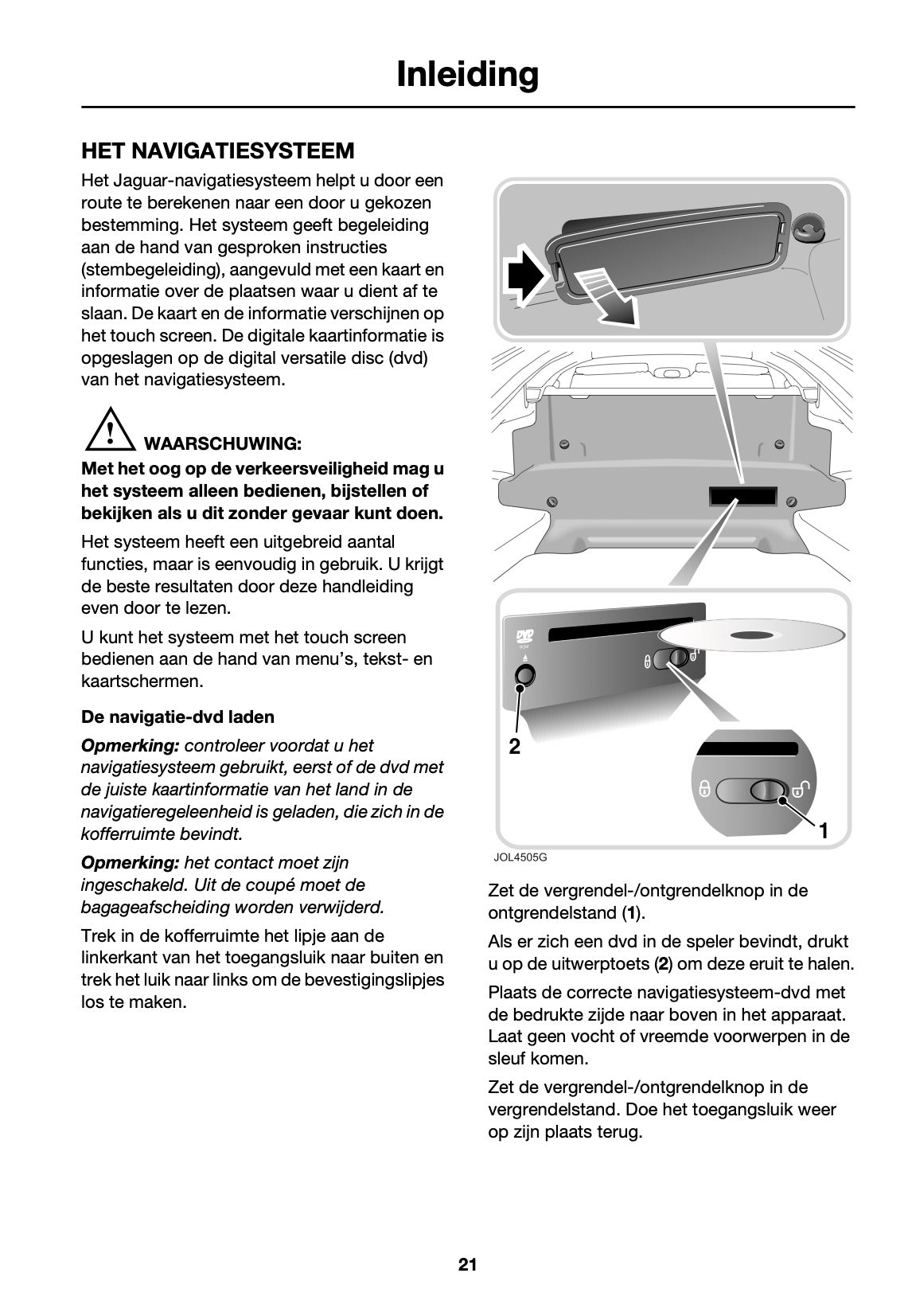 Jaguar XK Navigatiesysteem Handleiding 2006