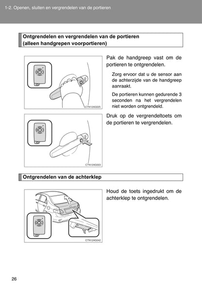 2007-2009 Toyota Corolla Manuel du propriétaire | Néerlandais