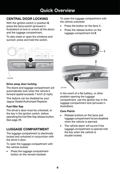 2004-2007 Jaguar S-Type Bedienungsanleitung | Englisch