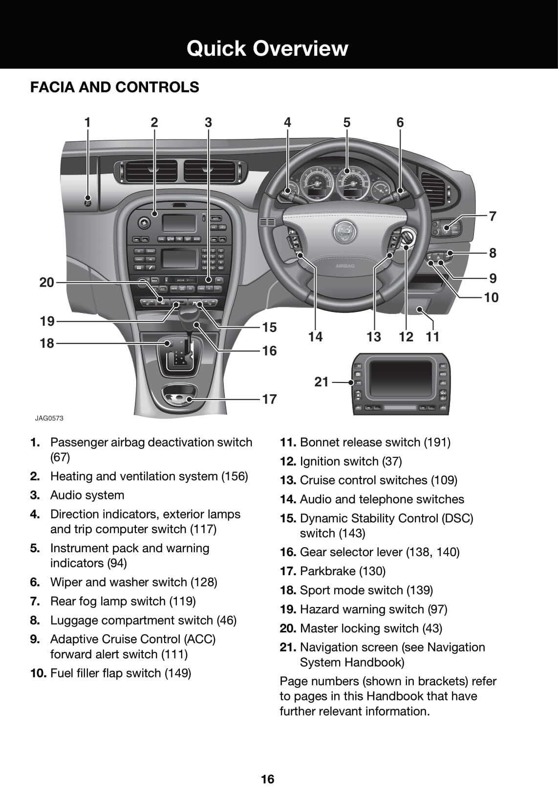 2004-2007 Jaguar S-Type Bedienungsanleitung | Englisch