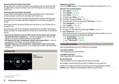 Skoda Columbus Infotainment Bedienungsanleitung 2015