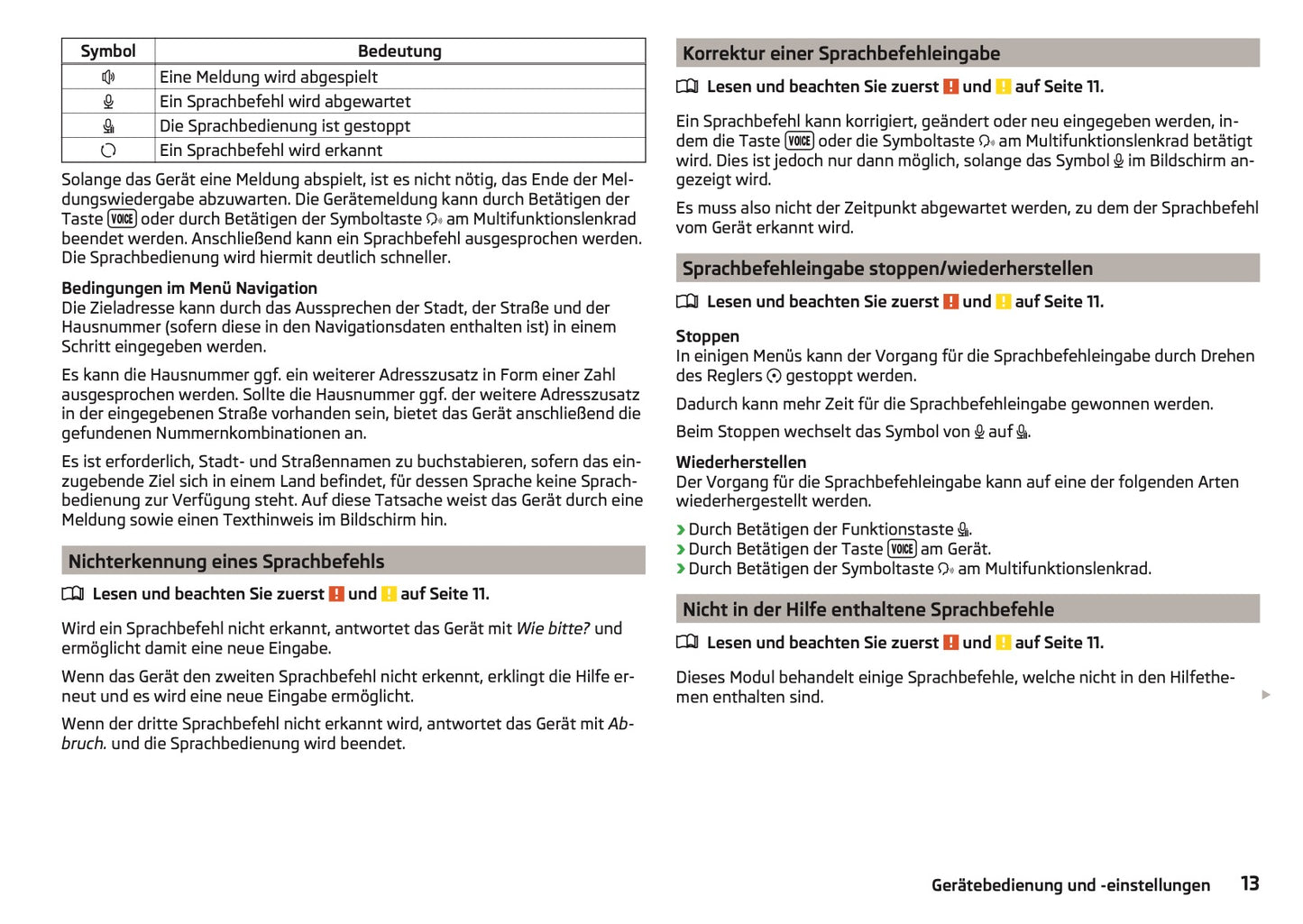 Skoda Columbus Infotainment Bedienungsanleitung 2015