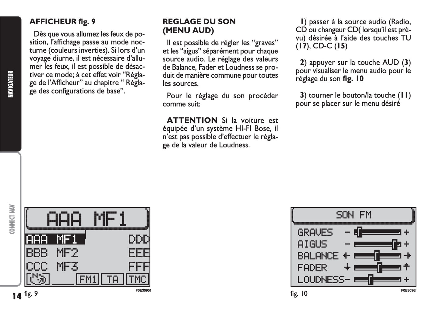 Fiat Multipla CONNECT Nav Guide d'utilisation 2004 - 2006