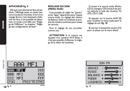 Fiat Multipla CONNECT Nav Guide d'utilisation 2004 - 2006