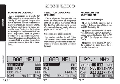 Fiat Multipla CONNECT Nav Guide d'utilisation 2004 - 2006