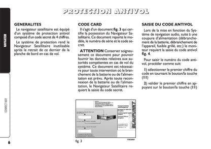 Fiat Multipla CONNECT Nav Guide d'utilisation 2004 - 2006