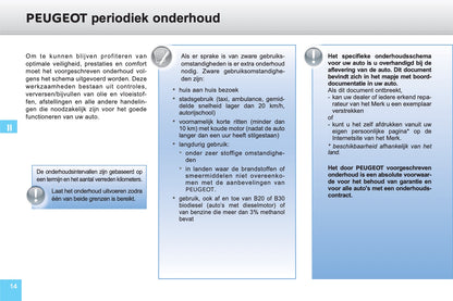 Peugeot Garantie- en Onderhoudsboekje 2016 - 2023