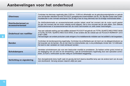 Peugeot Garantie- en Onderhoudsboekje 2016 - 2023