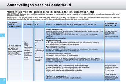 Peugeot Garantie- en Onderhoudsboekje 2016 - 2023