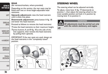 2012 Fiat Panda Gebruikershandleiding | Engels