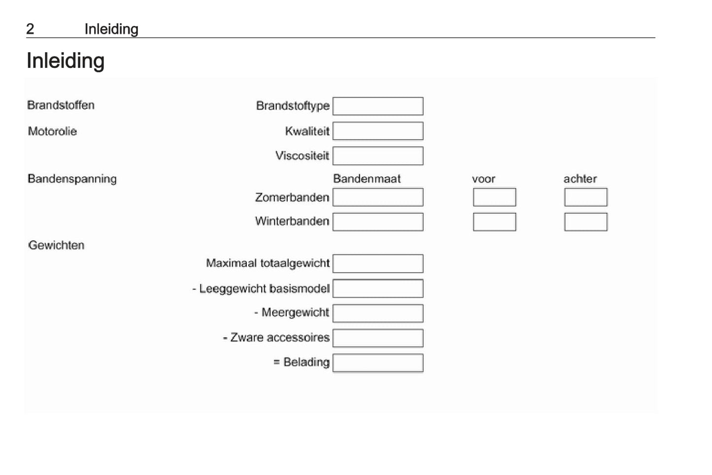 2014-2019 Opel Vivaro Owner's Manual | Dutch