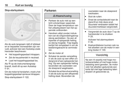 2014-2019 Opel Vivaro Owner's Manual | Dutch