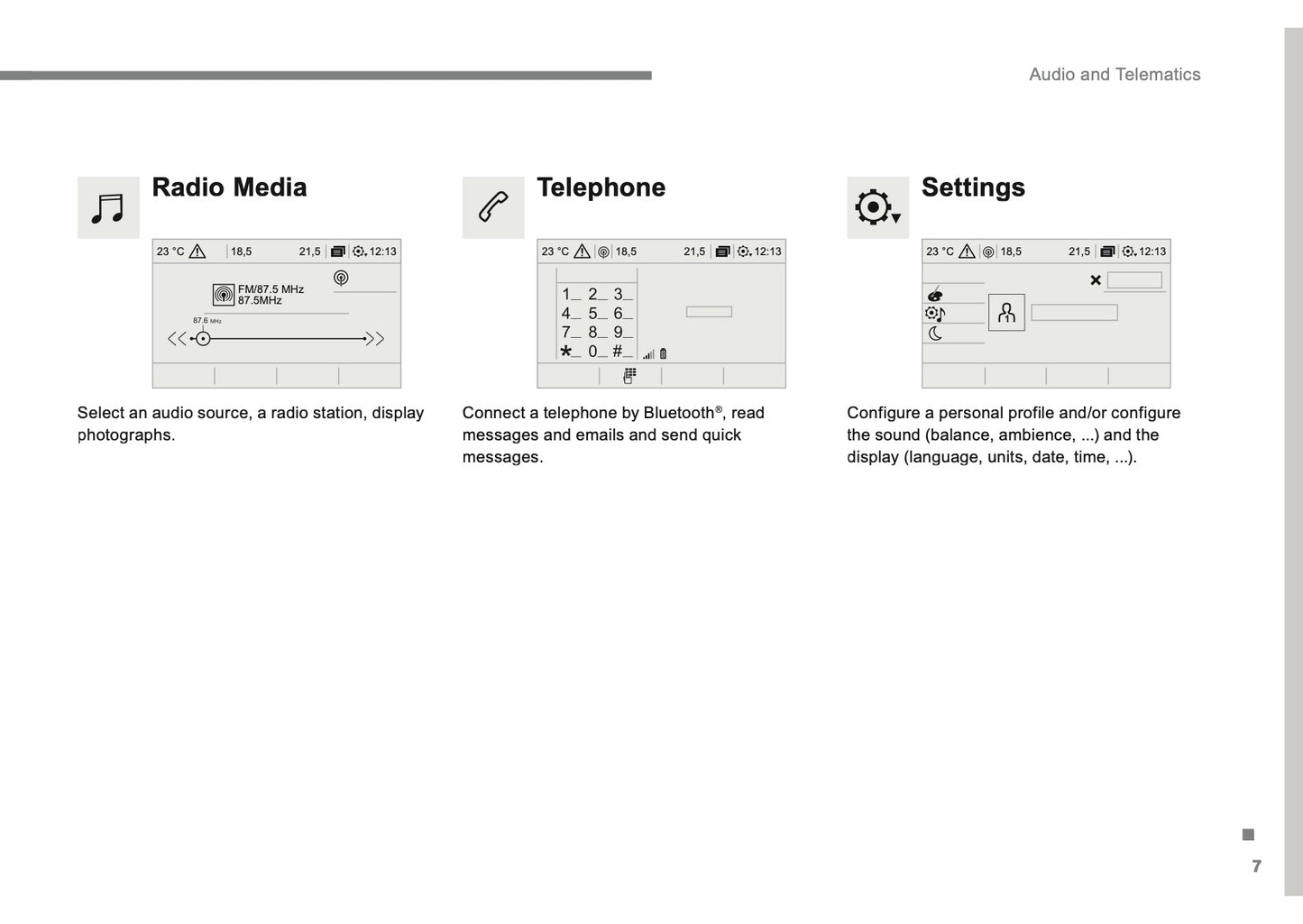 Citroën C3 Audio And Telematics Guide Gebruikershandleiding 2016 - 2017