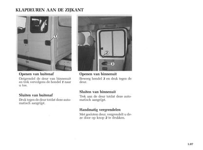 2005-2006 Renault Master Owner's Manual | Dutch