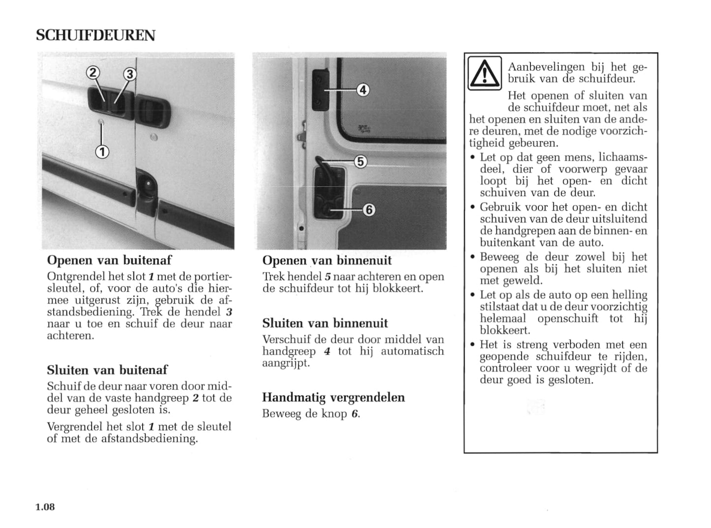 2005-2006 Renault Master Owner's Manual | Dutch